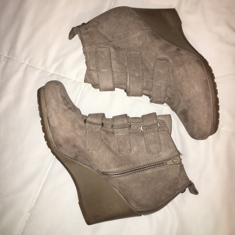 Gray Booties